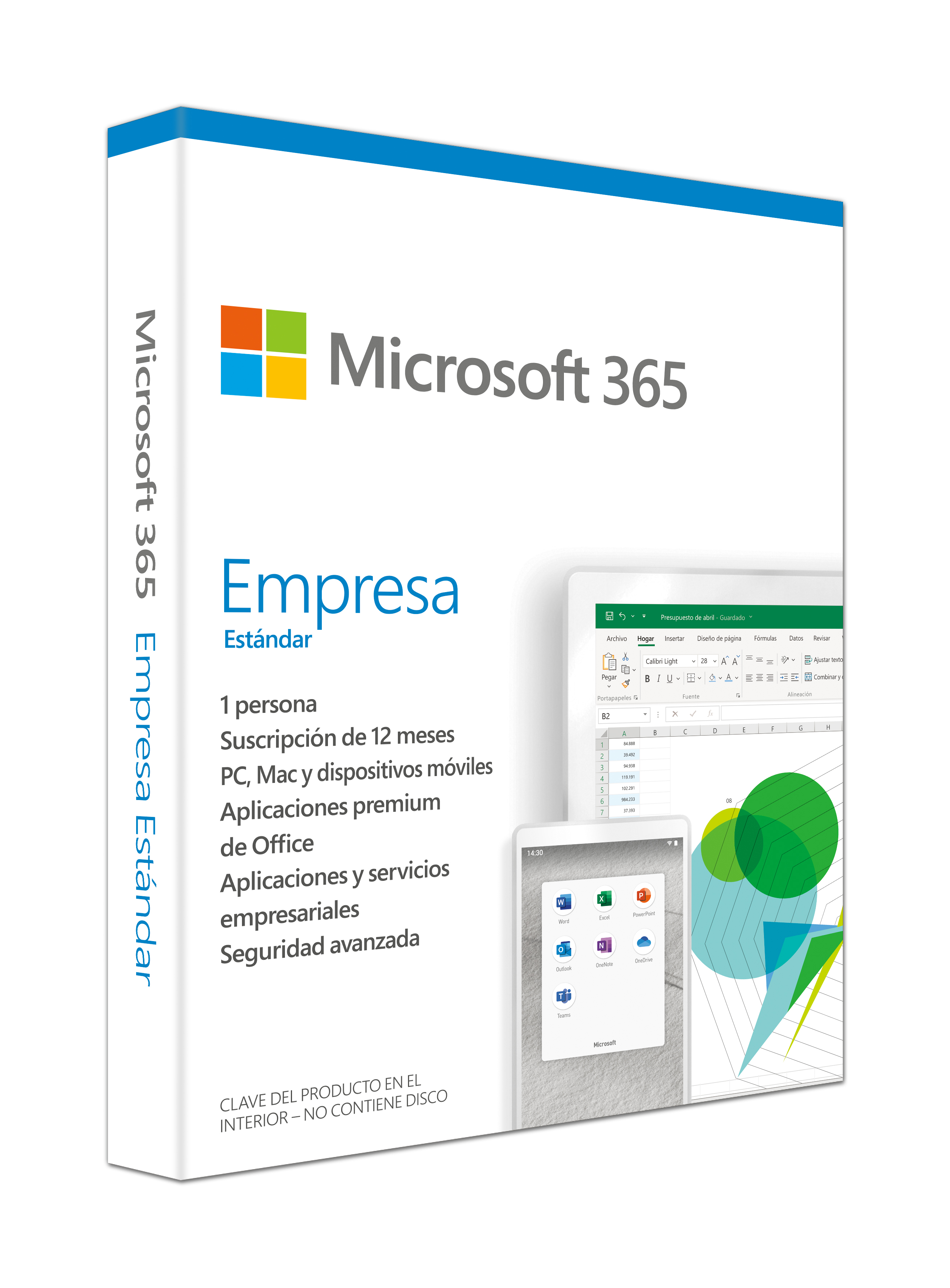 Imagen de la licencia digital de Microsoft 365 Empresa Estándar